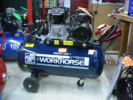 3hp 100litre Belt Drive Compressor